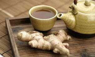 Ginger tea has antibacterial action