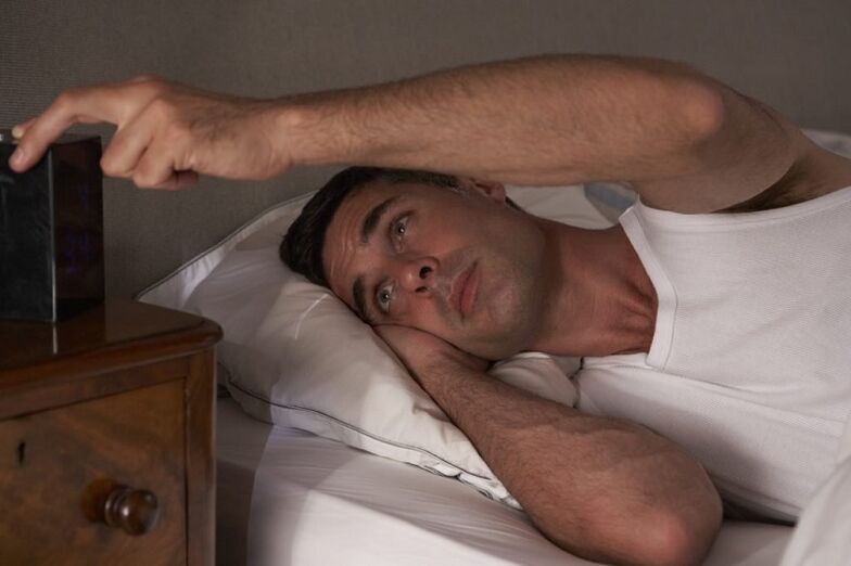 insomnia in men with acute prostatitis
