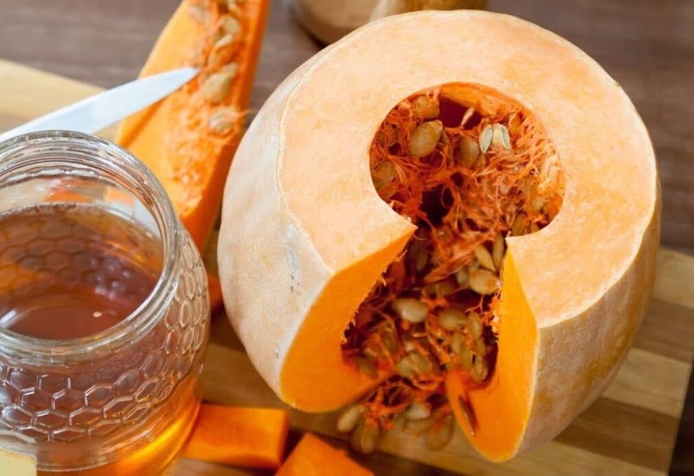 honey and pumpkin seeds for prostatitis